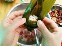 竹叶粽子的做法步骤6